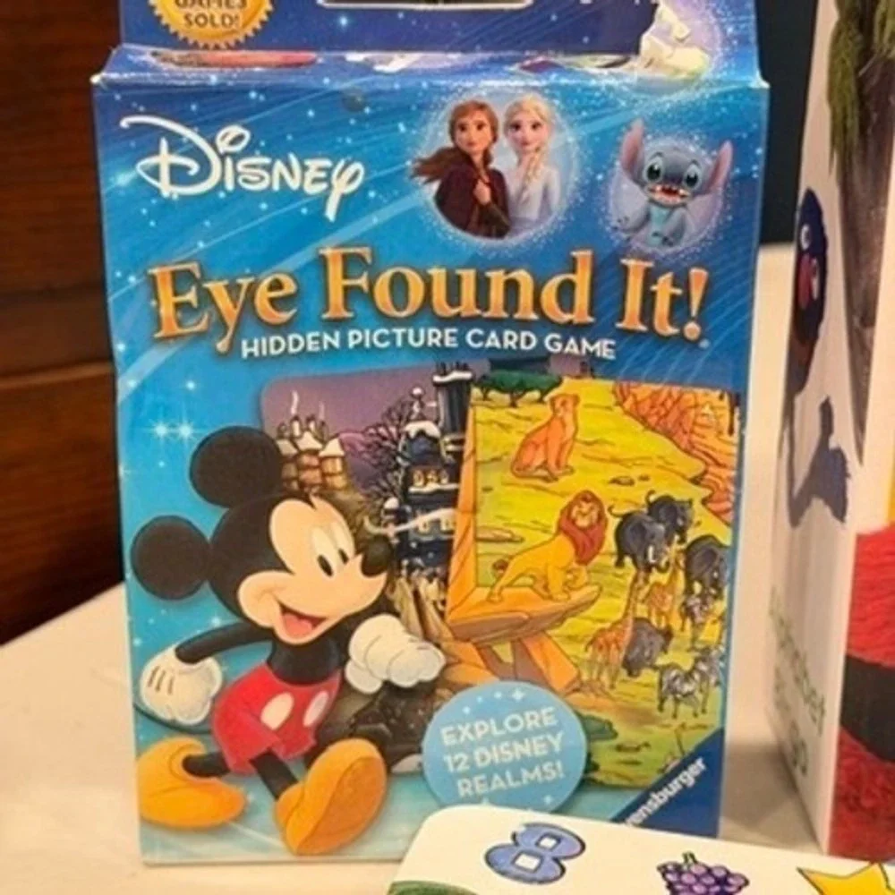 Disney Memory Game + Sesame Street Bingo Bundle Kids Educational Games‎ Lot 3